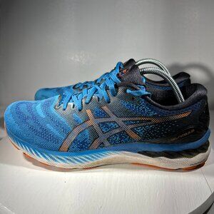 ASICS Gel Nimbus 23 Mens Size 10 Running Shoes Blue Sneakers Walking Gym Run Jog